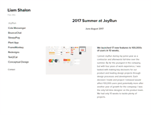 Tablet Screenshot of liamshalon.com